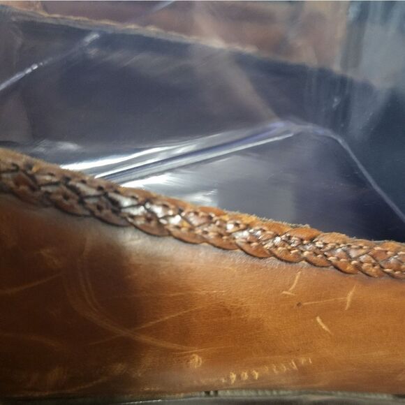 Cole Haan Bragano Brown Leather Tassle Mens Loafers Italy 9 - Picture 10 of 10